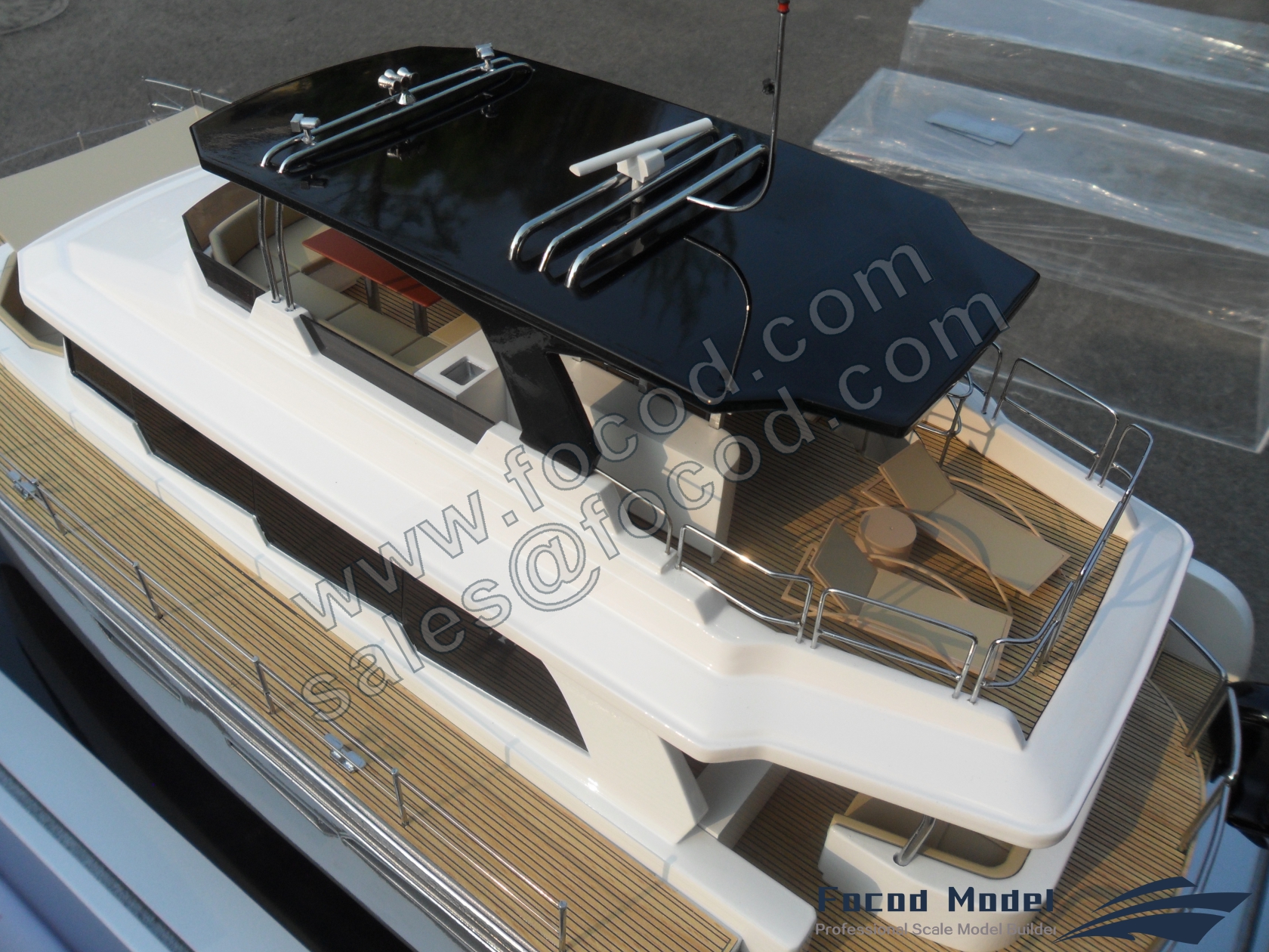 custom made model of  60ft catamaran yacht